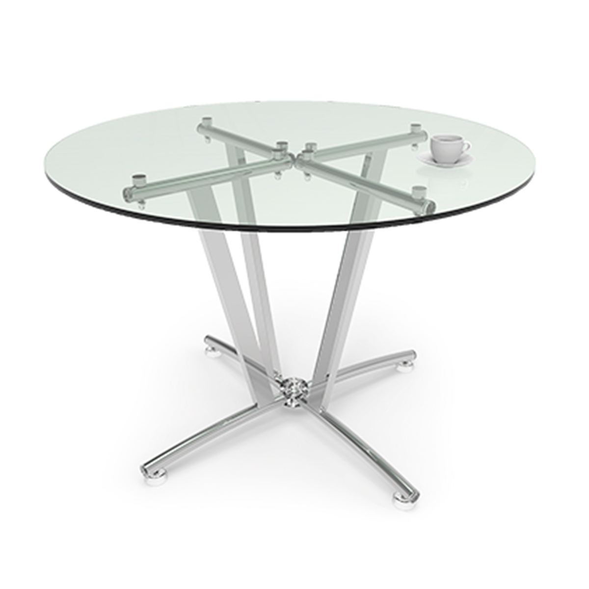 Mesa redonda NÁPOLES CRISTAL