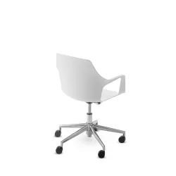 VESPER 2 SW SILLA OPERATIVA ALUMINIO LÚCIDO