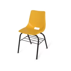Silla Escolar de Polipropileno Mediana con Parrilla