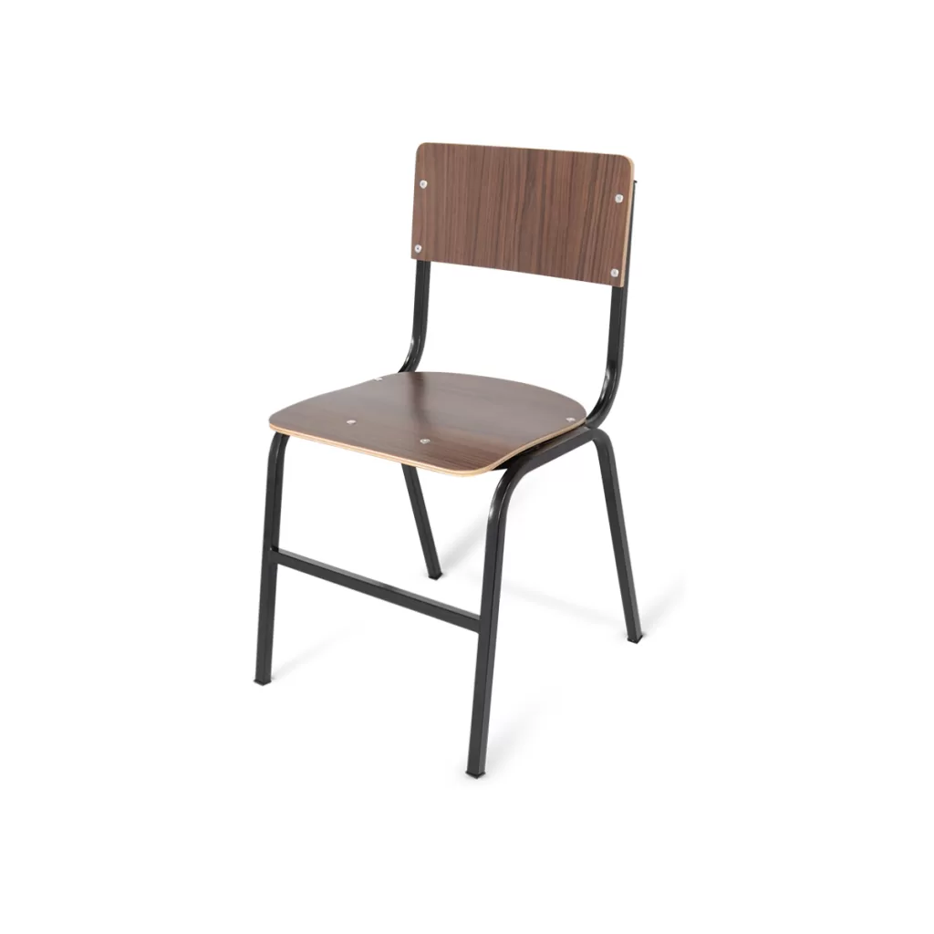 Silla Escolar de Triplay con Laminado Plástico