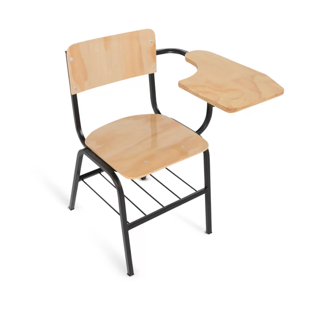 Silla PUPITRE de Triplay Barnizado Natural