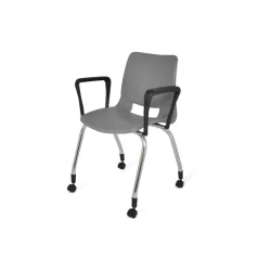 Silla Secretarial Apilable Bold Adulto con Brazos Pintada