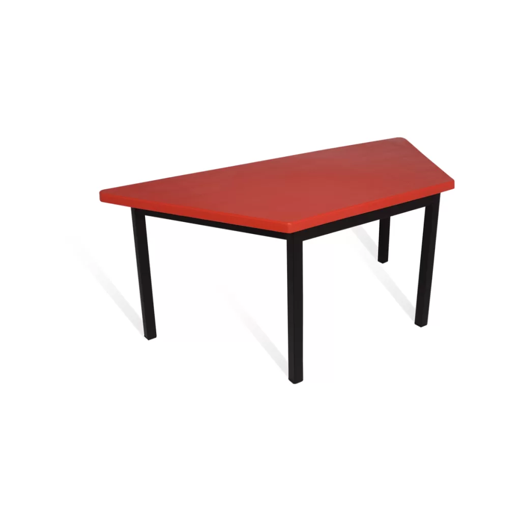 Mesa Trapezoidal Infantil Grande con Cubierta de Polipropileno